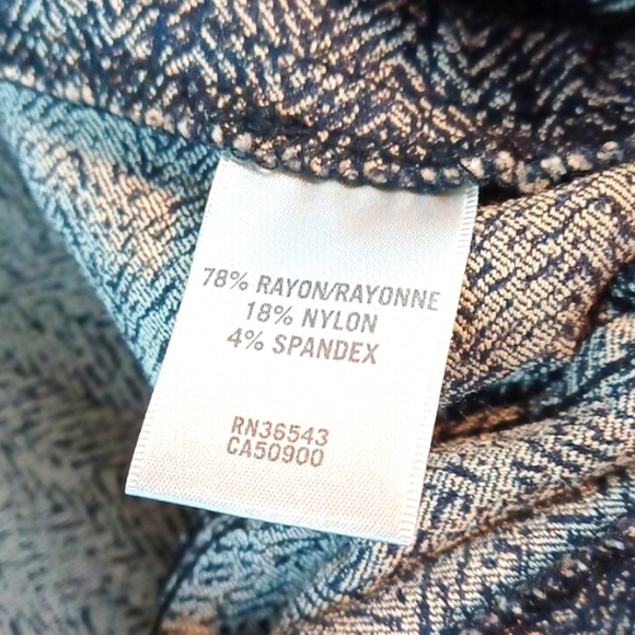 Vanhuesen  Tweed  Gray Casual Pants Sz 16 Stretch - Picture 5 of 8